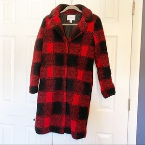 Carolina Belle Buffalo Plaid Coat